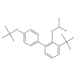 2-(Difluoromethoxy)-4'-(trifluoromethoxy)-3-(trifluoromethyl)biphenyl Structure