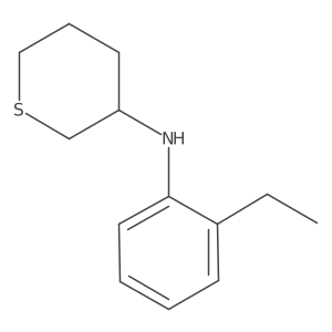 N-(2-ethylphenyl)thian-3-amine结构式