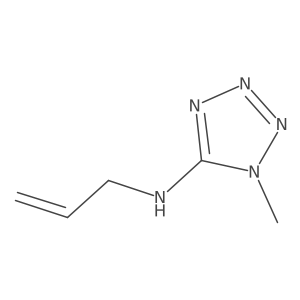 N-allyl-1-methyl-1H-tetrazol-5-amine Structure