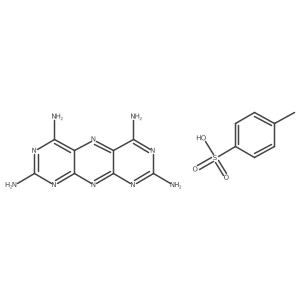 4-Methylbenzenesulfonic acid;pyrimido[5,4-g]pteridine-2,4,6,8-tetramine Structure