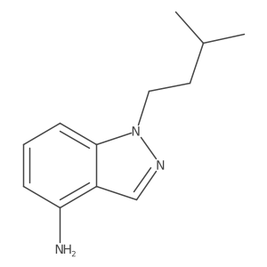 1-(3-Methyl-butyl)-1H-indazol-4-ylamine Structure