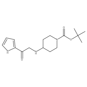 tert-Butyl 4-((2-oxo-2-(1H-pyrrol-2-yl)ethyl)amino)piperidine-1-carboxylate结构式