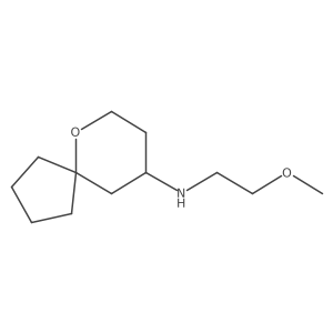 N-(2-methoxyethyl)-6-oxaspiro[4.5]decan-9-amine结构式