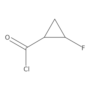 2-Fluorocyclopropane-1-carbonyl chloride结构式