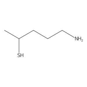 5-Aminopentane-2-thiol结构式