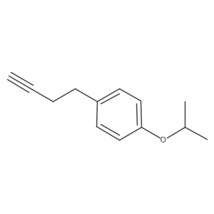 1-(But-3-yn-1-yl)-4-(propan-2-yloxy)benzene Structure