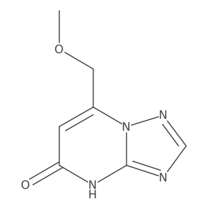 7-(methoxymethyl)-4H,5H-[1,2,4]triazolo[1,5-a]pyrimidin-5-one结构式
