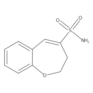 2,3-Dihydro-1-benzoxepine-4-sulfonamide Structure