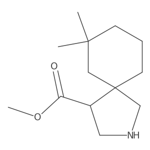 Methyl 7,7-dimethyl-2-azaspiro[4.5]decane-4-carboxylate Structure