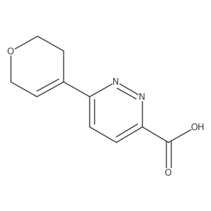 6-(3,6-Dihydro-2H-pyran-4-yl)pyridazine-3-carboxylic acid结构式