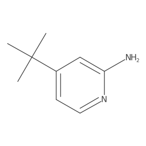 2-Amino-4-[(tert-butyl)pyridine-d12]结构式