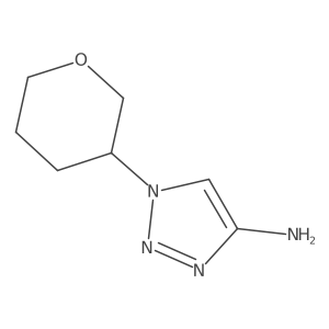 1-(Oxan-3-yl)-1H-1,2,3-triazol-4-amine结构式