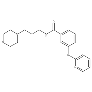 N-[3-(morpholin-4-yl)propyl]-3-(pyridin-2-yloxy)benzamide Structure