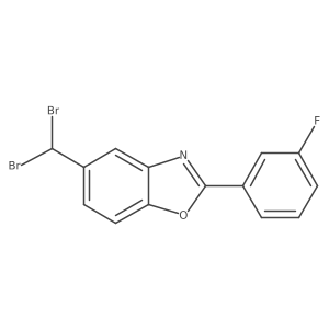 5-(Dibromomethyl)-2-(3-fluorophenyl)benzo[d]oxazole结构式