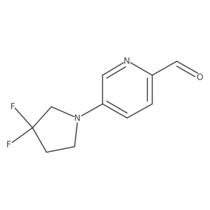 5-(3,3-Difluoropyrrolidin-1-yl)picolinaldehyde Structure