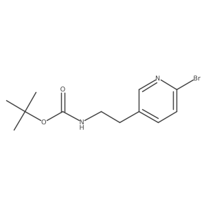 Tert-butyl (2-(6-bromopyridin-3-yl)ethyl)carbamate Structure