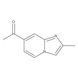 1-(2-Methylimidazo[1,2-a]pyridin-7-yl)ethan-1-one Structure