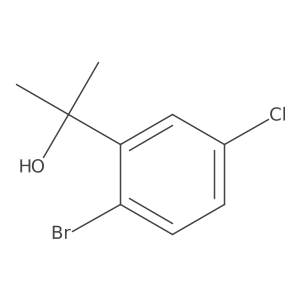 2-(2-Bromo-5-chlorophenyl)propan-2-ol结构式