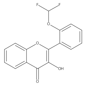 2-(2-(difluoromethoxy)phenyl)-3-hydroxy-4H-chromen-4-one Structure