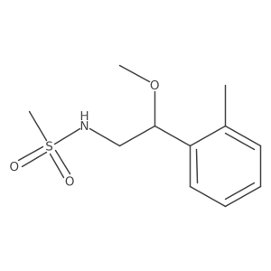 N-(2-methoxy-2-(o-tolyl)ethyl)methanesulfonamide Structure