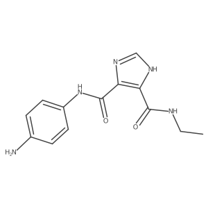 N5-(4-Aminophenyl)-N4-ethyl-1H-imidazole-4,5-dicarboxamide Structure