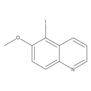5-Iodo-6-methoxyquinoline结构式