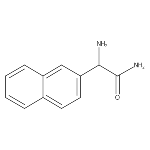 (S)-2-Amino-2-(naphthalen-2-yl)acetamide Structure