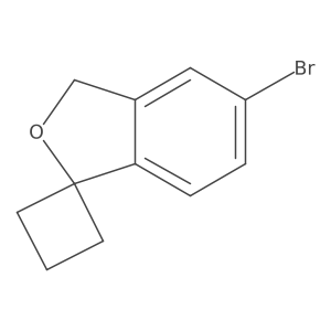 5'-bromo-3'H-spiro[cyclobutane-1,1'-isobenzofuran] Structure