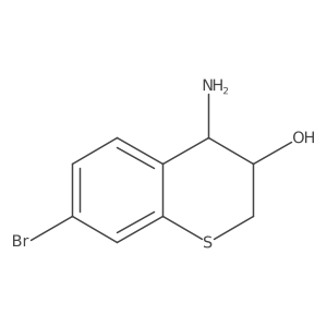 4-Amino-7-bromothiochroman-3-ol Structure