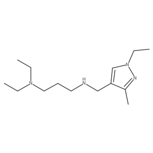 [3-(diethylamino)propyl][(1-ethyl-3-methyl-1H-pyrazol-4-yl)methyl]amine Structure