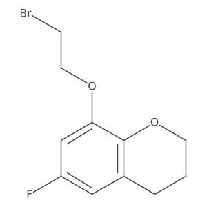 8-(2-bromoethoxy)-6-fluoro-3,4-dihydro-2H-chromene Structure