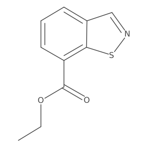 Ethyl benzo[d]isothiazole-7-carboxylate结构式