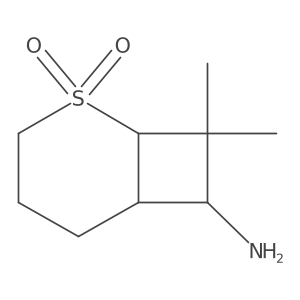 7-Amino-8,8-dimethyl-2lambda6-thiabicyclo[4.2.0]octane-2,2-dione Structure