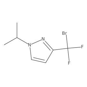 3-(Bromodifluoromethyl)-1-(propan-2-yl)-1H-pyrazole Structure