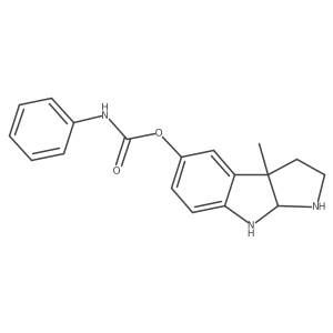 (3aR,8aS)-3a-Methyl-1,2,3,3a,8,8a-hexahydropyrrolo[2,3-b]indol-5-yl phenylcarbamate Structure