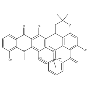 Bis(5-hydroxynoracronycine)结构式