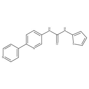 1-{[2,4'-Bipyridine]-5-yl}-3-(thiophen-2-yl)urea Structure
