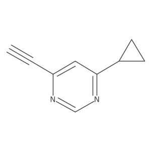 4-Cyclopropyl-6-ethynylpyrimidine Structure