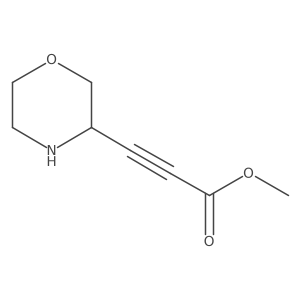 Methyl 3-(morpholin-3-yl)prop-2-ynoate结构式