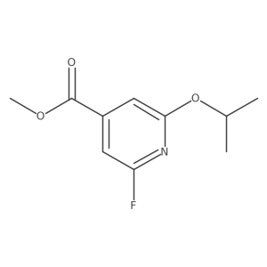 Methyl 2-fluoro-6-(propan-2-yloxy)pyridine-4-carboxylate Structure