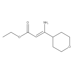 ethyl (2Z)-3-amino-3-(oxan-4-yl)prop-2-enoate Structure