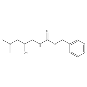 benzyl N-[3-(dimethylamino)-2-hydroxypropyl]carbamate结构式