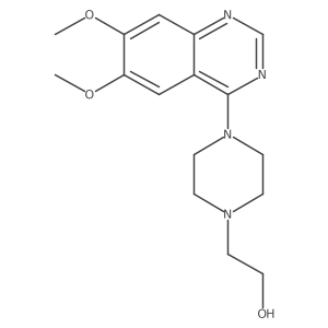 2-[4-(6,7-Dimethoxyquinazolin-4-yl)piperazin-1-yl]ethan-1-ol Structure