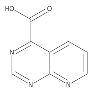 Pyrido[2,3-d]pyrimidine-4-carboxylic acid结构式