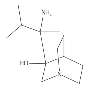 3-(2-Amino-3-methylbutan-2-yl)-1-azabicyclo[2.2.2]octan-3-ol Structure