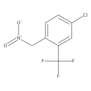 4-Chloro-1-(nitromethyl)-2-(trifluoromethyl)benzene结构式