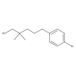 5-(4-Bromophenyl)-2,2-dimethylpentan-1-ol Structure