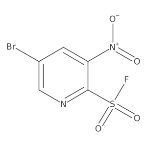 5-Bromo-3-nitropyridine-2-sulfonyl fluoride Structure