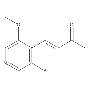 4-(3-Bromo-5-methoxypyridin-4-yl)but-3-en-2-one结构式