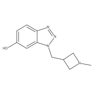 1-[(1-methylazetidin-3-yl)methyl]-1H-1,2,3-benzotriazol-6-ol结构式